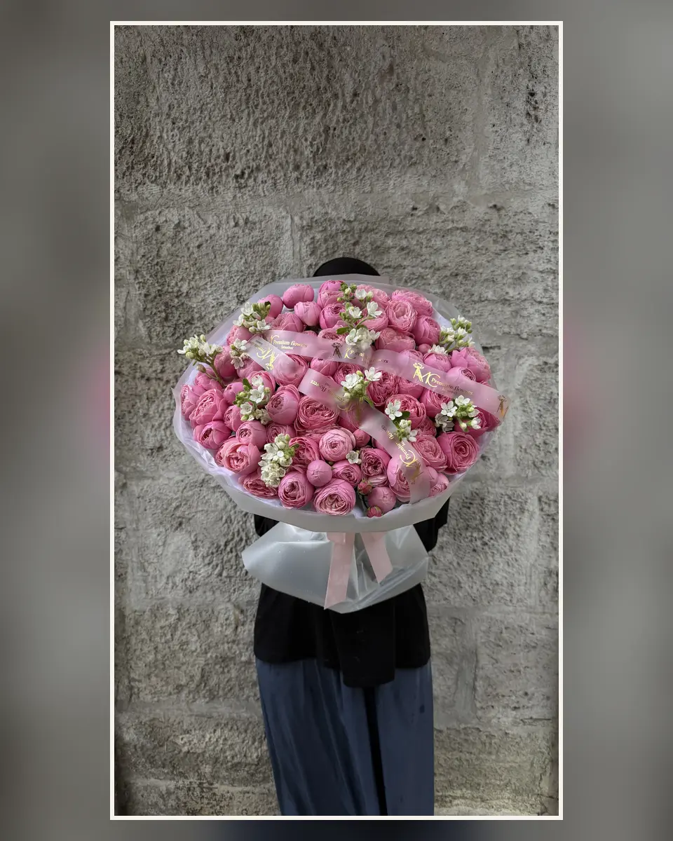 Fuşya Gül Buketi — MC Premium Flowers