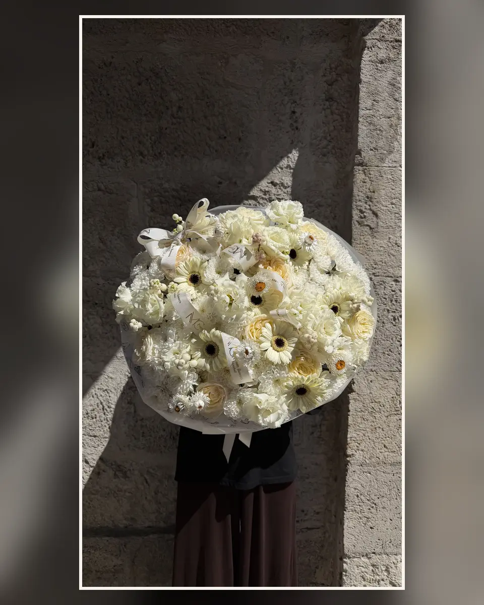 Ivory Papatya Bulutu — MC Premium Flowers
