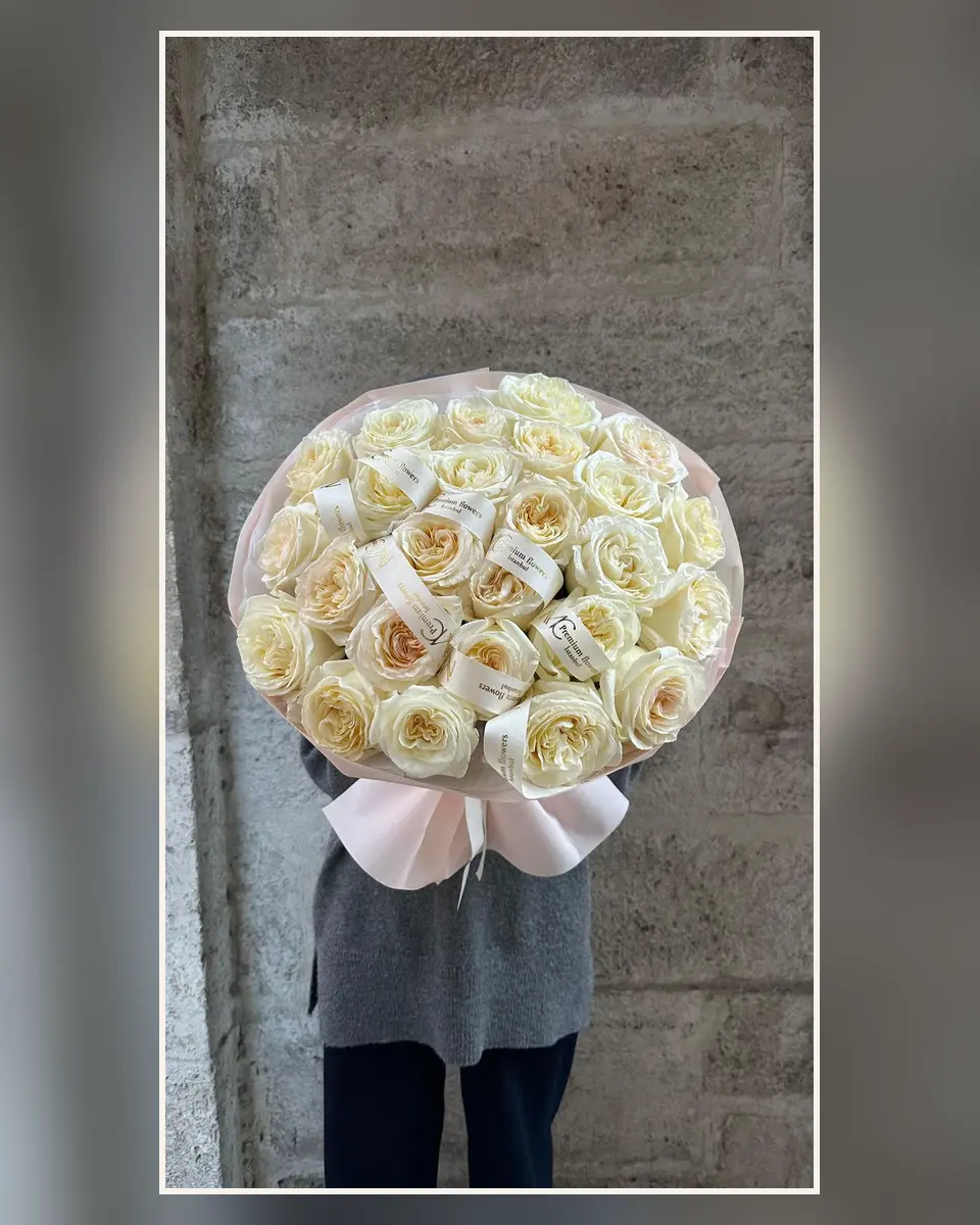 Букет роз Ivory — MC Premium Flowers
